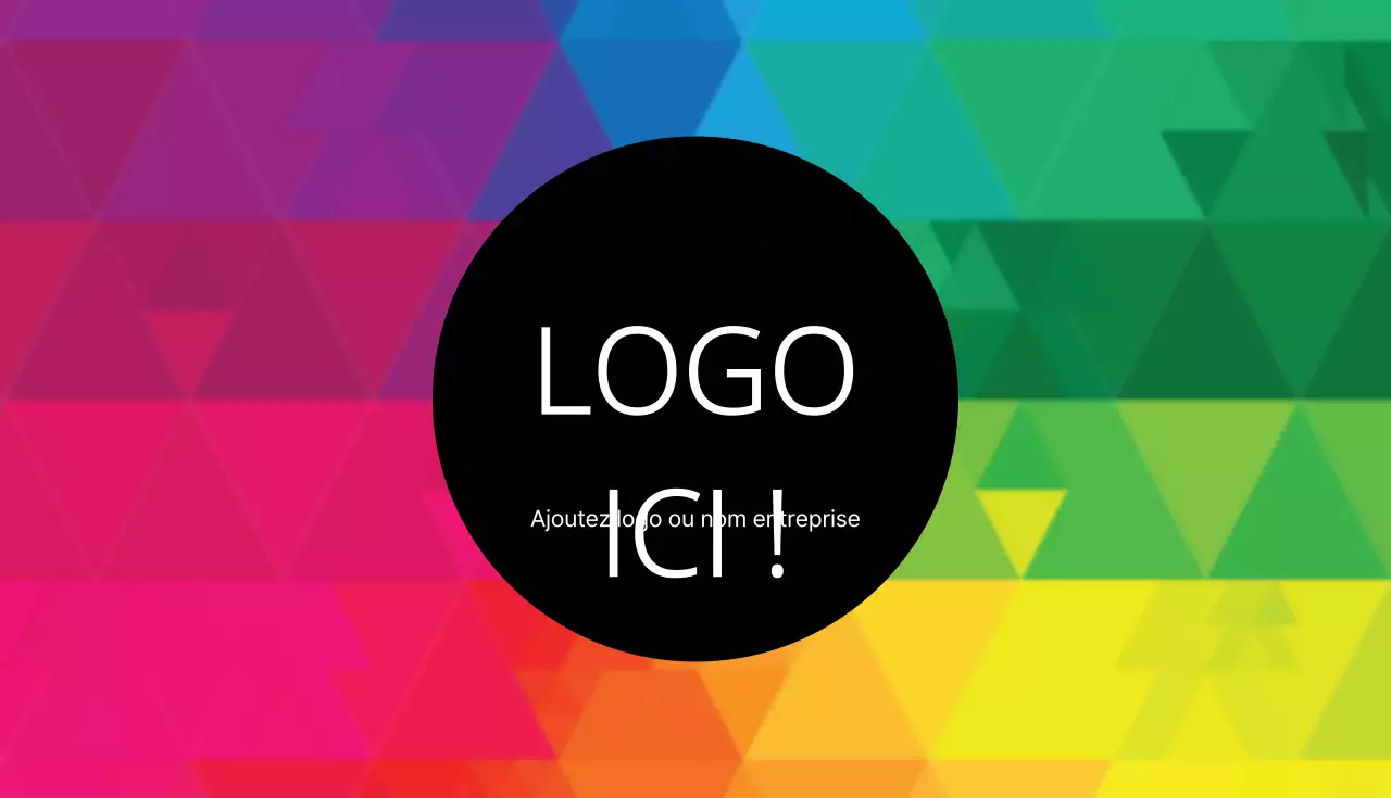 Cartes de visite de couleur