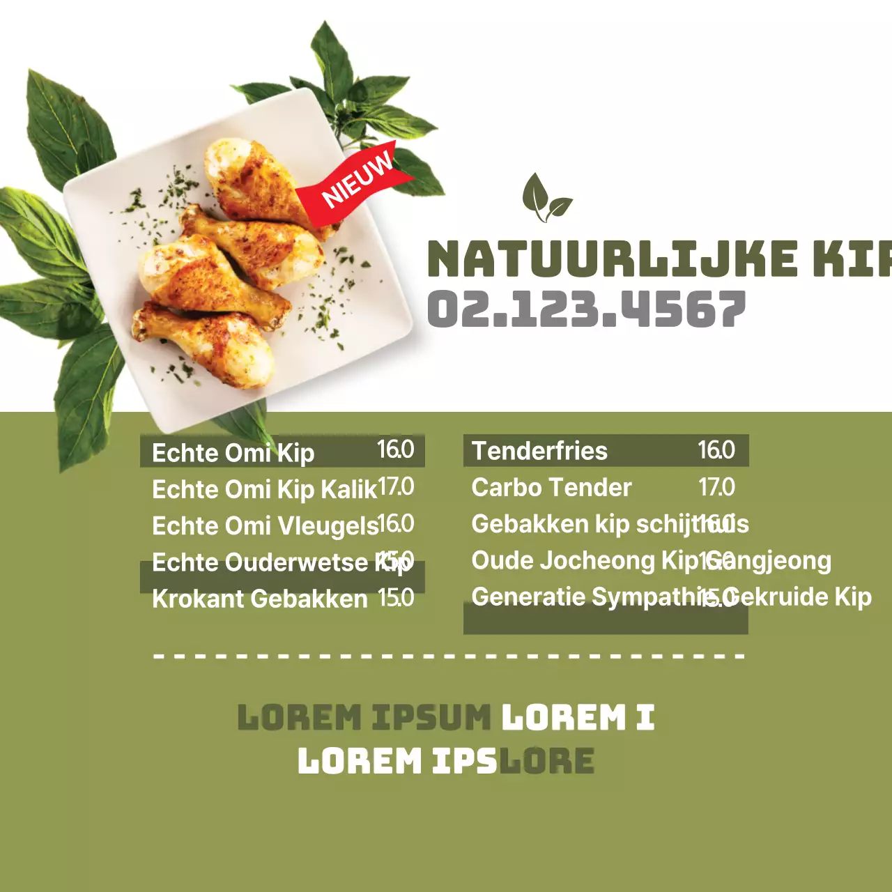 Natuurlijke kip