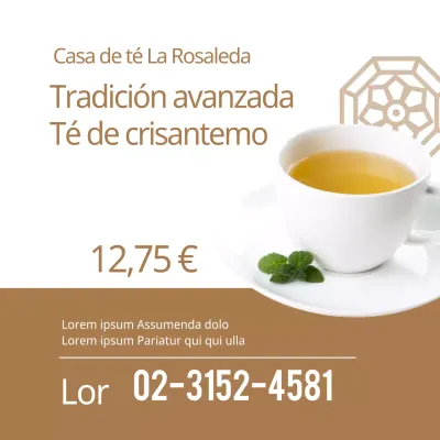 Té de crisantemo tradicional de lujo