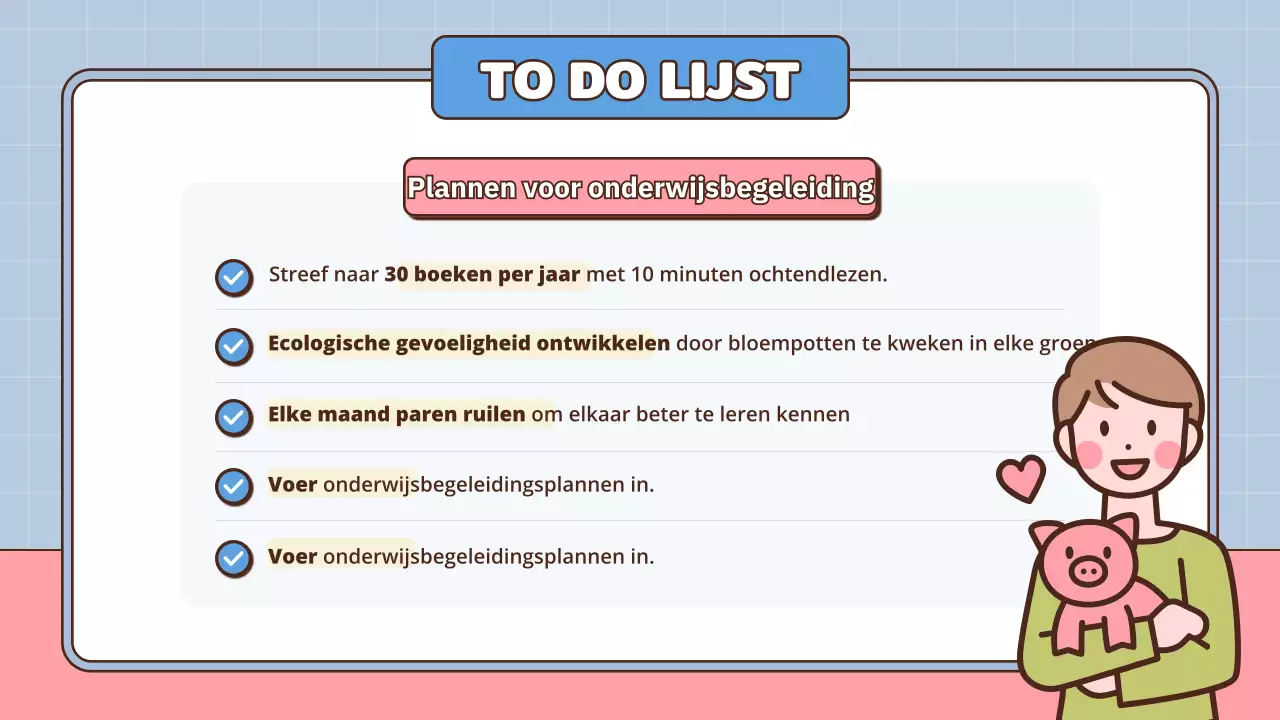 Presentatie voor een ouderavond met schoolthema