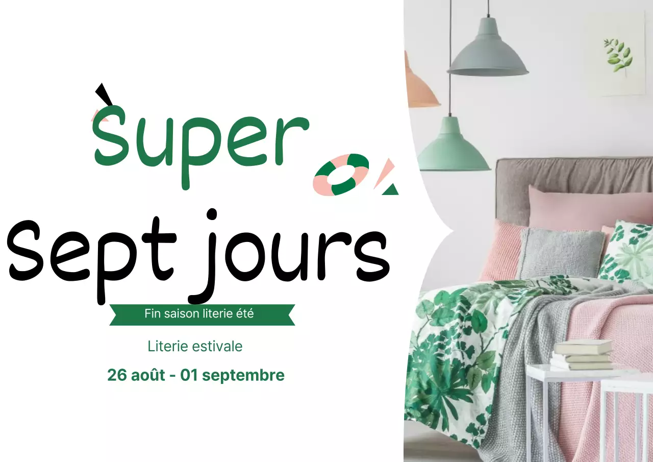 Hors saison pour la literie d'été