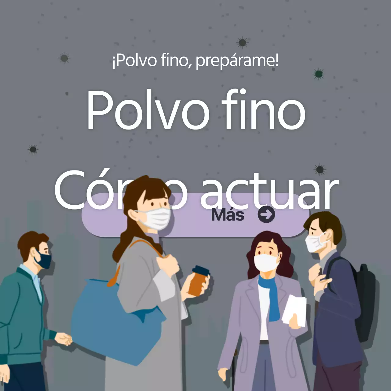 Evitar el polvo fino