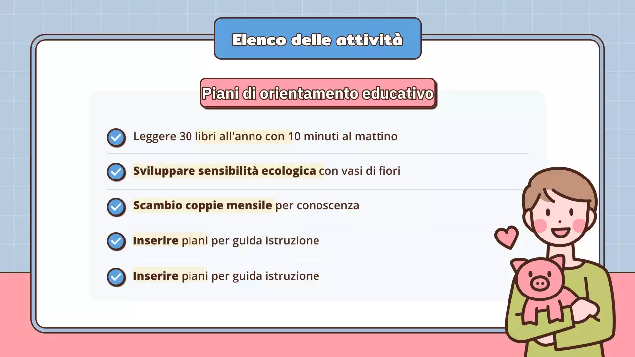 Presentazione per una conferenza genitori-insegnanti a tema scolastico