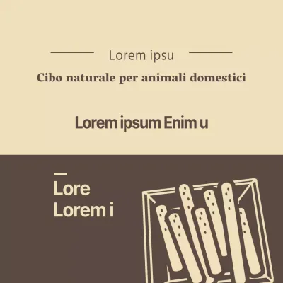 Cibo naturale per animali domestici