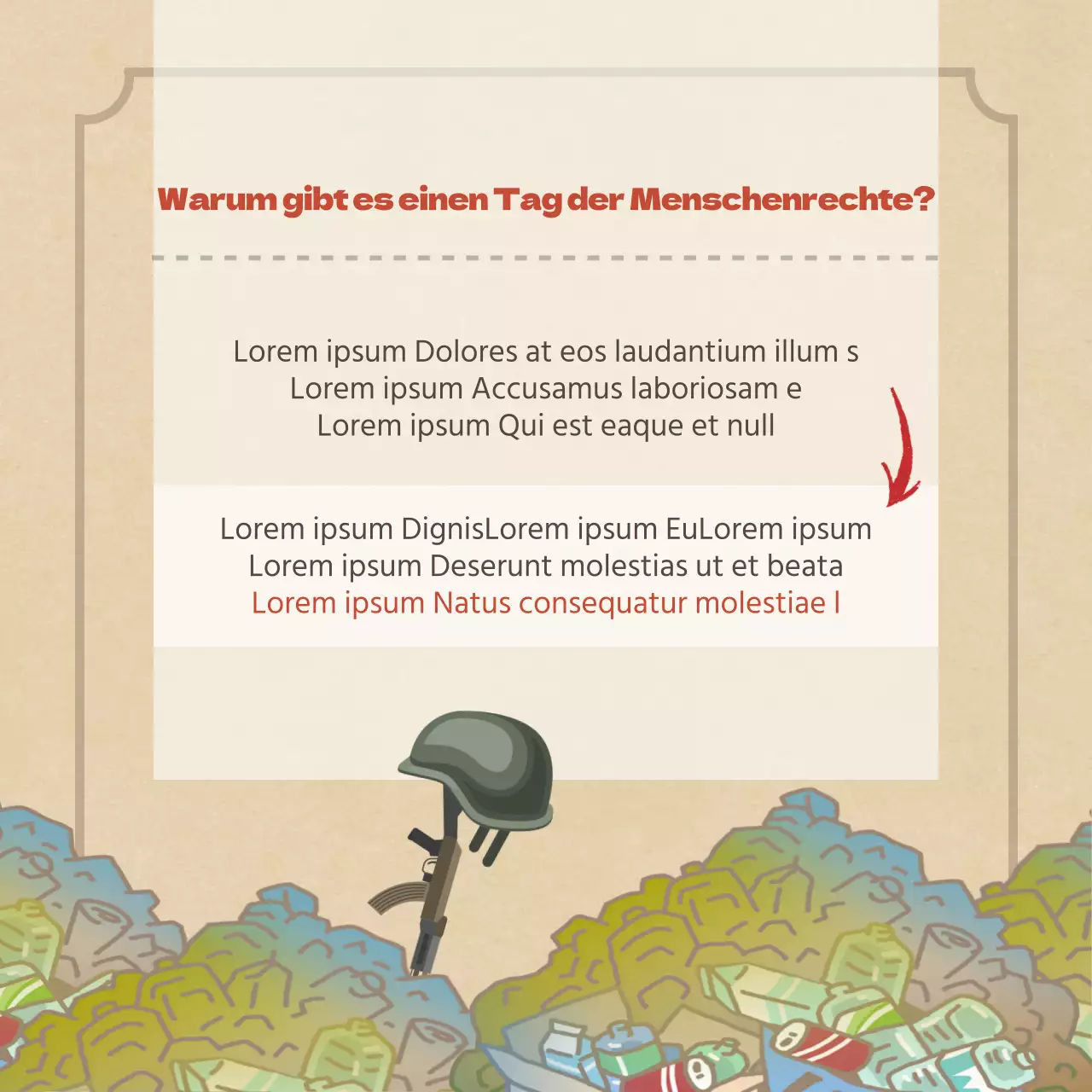 Duclass Weltmenschenrechtstag KarteNews Design