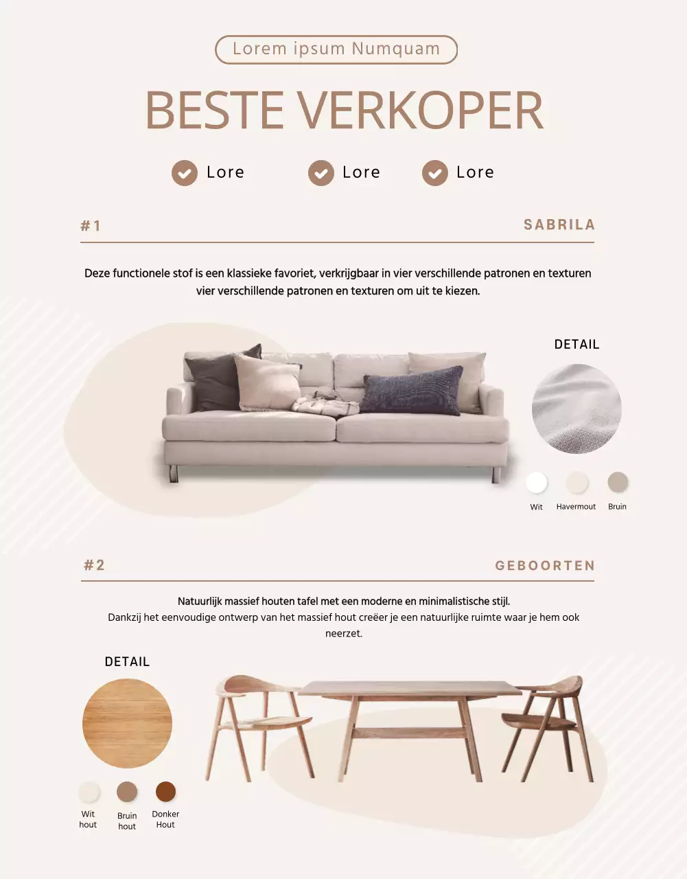 Bruiloft Week in Beige