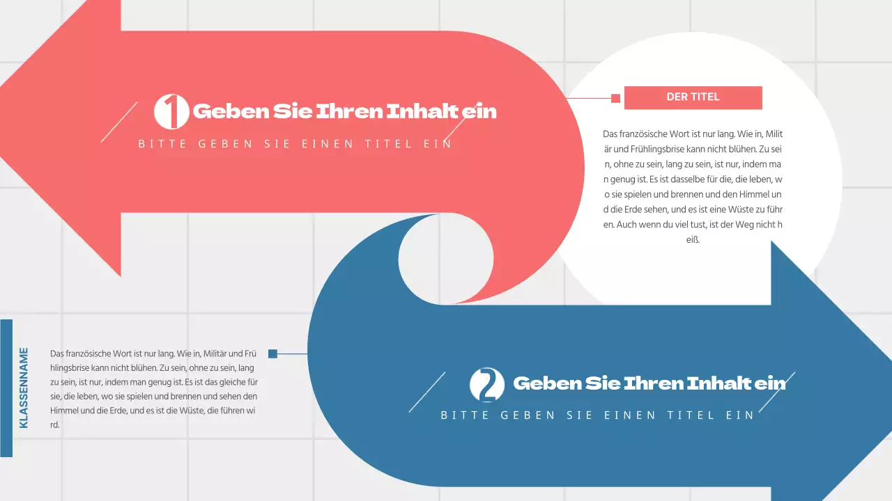 Eine vergleichende Analyse von roten und blauen sensorischen Konzepten