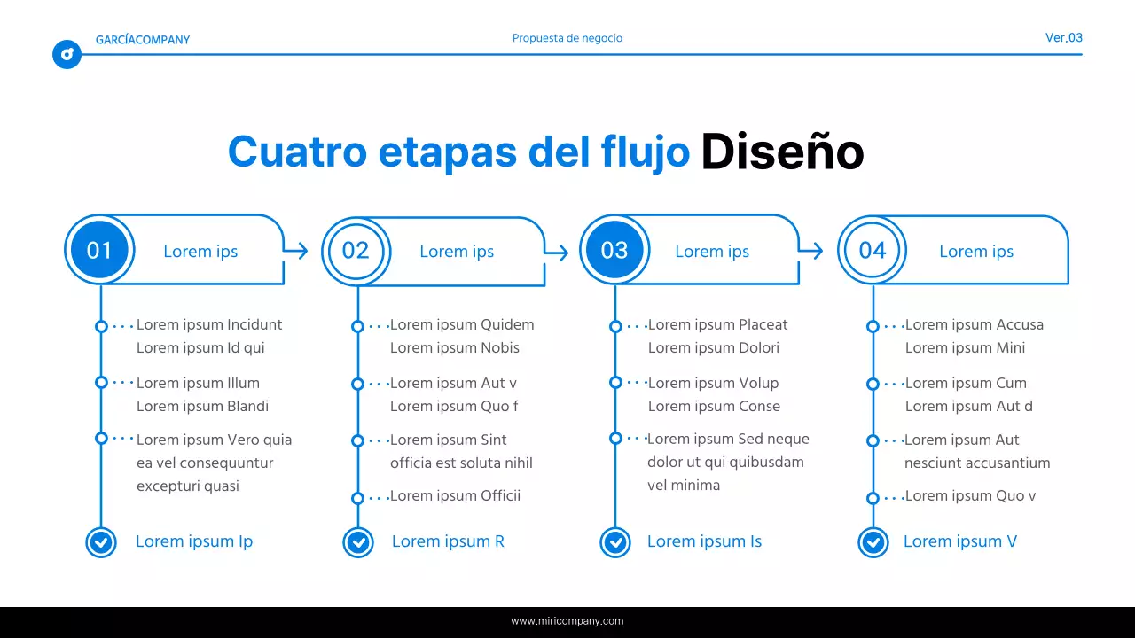 Informe de resaltado de texto simple en azul y blanco