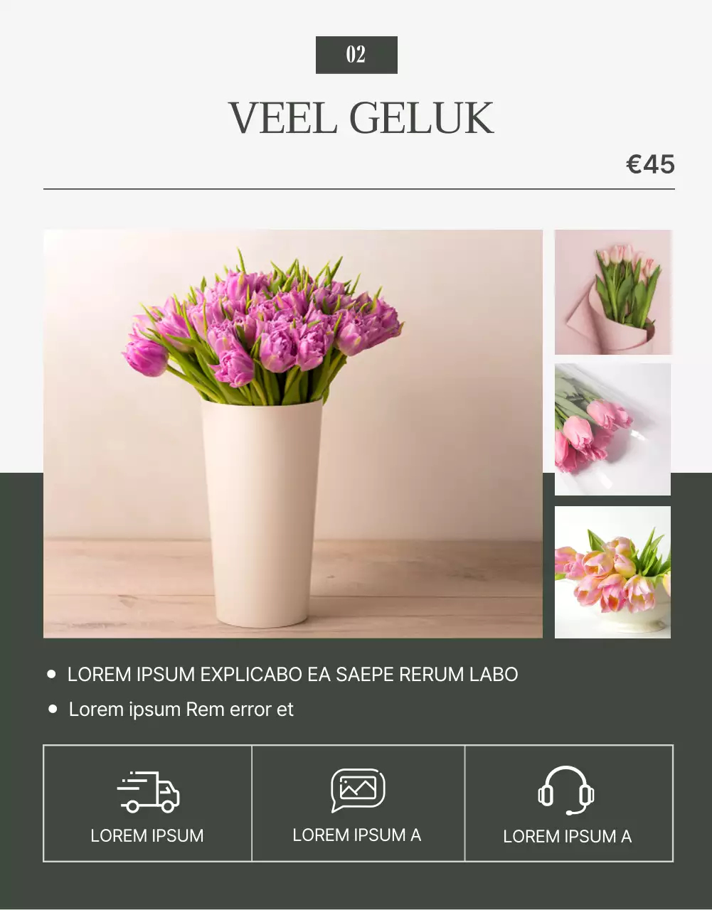 Hoe je donkergroene bloemen kunt kopen en ze op tijd voor het seizoen geleverd kunt krijgen
