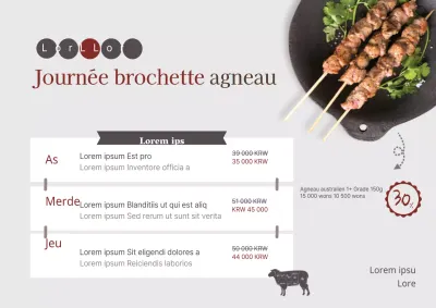 Journée de la brochette d'agneau