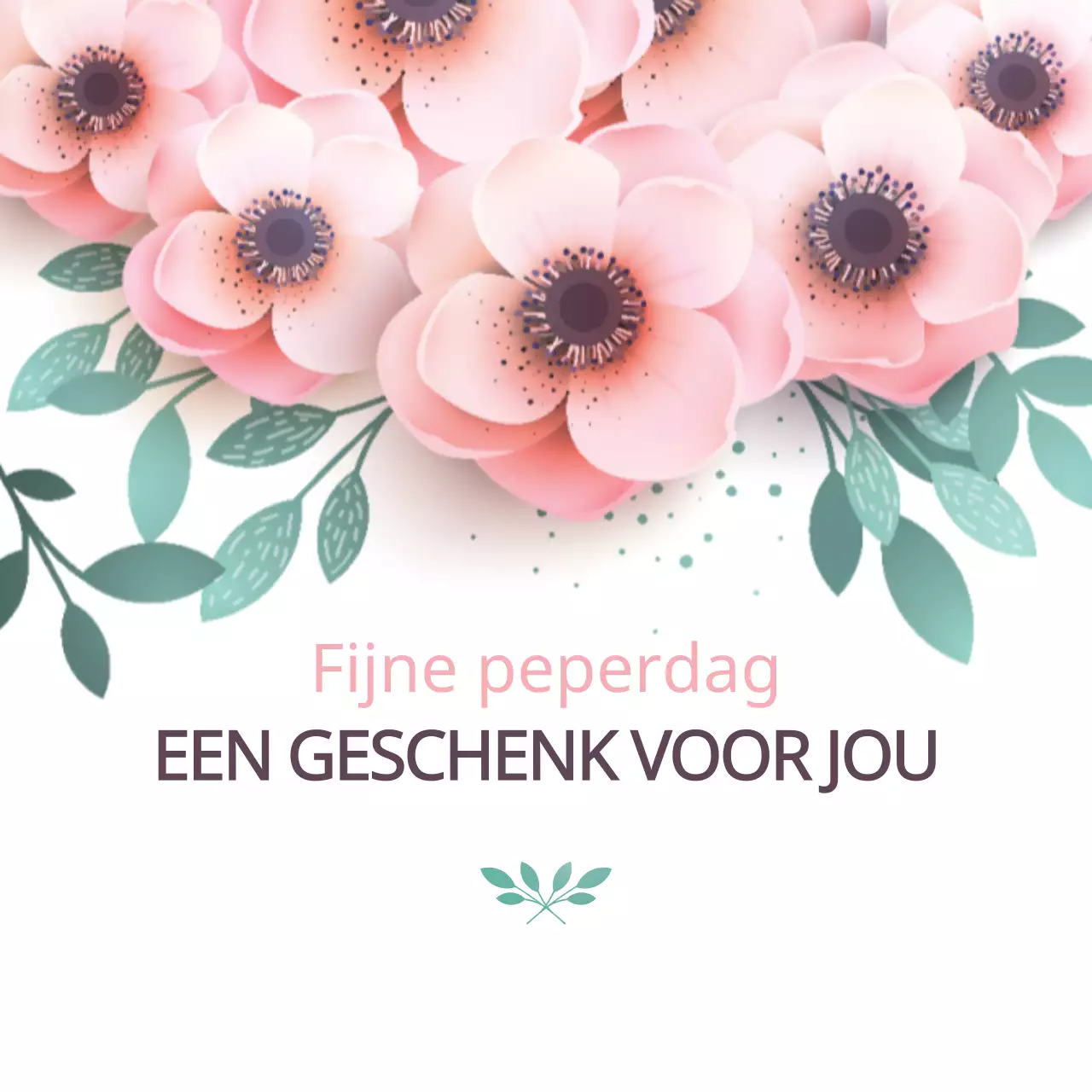 EEN GESCHENK VOOR JOU