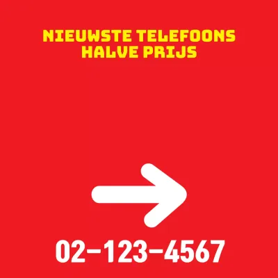 Mobiele telefoon dealer_vierkante banner