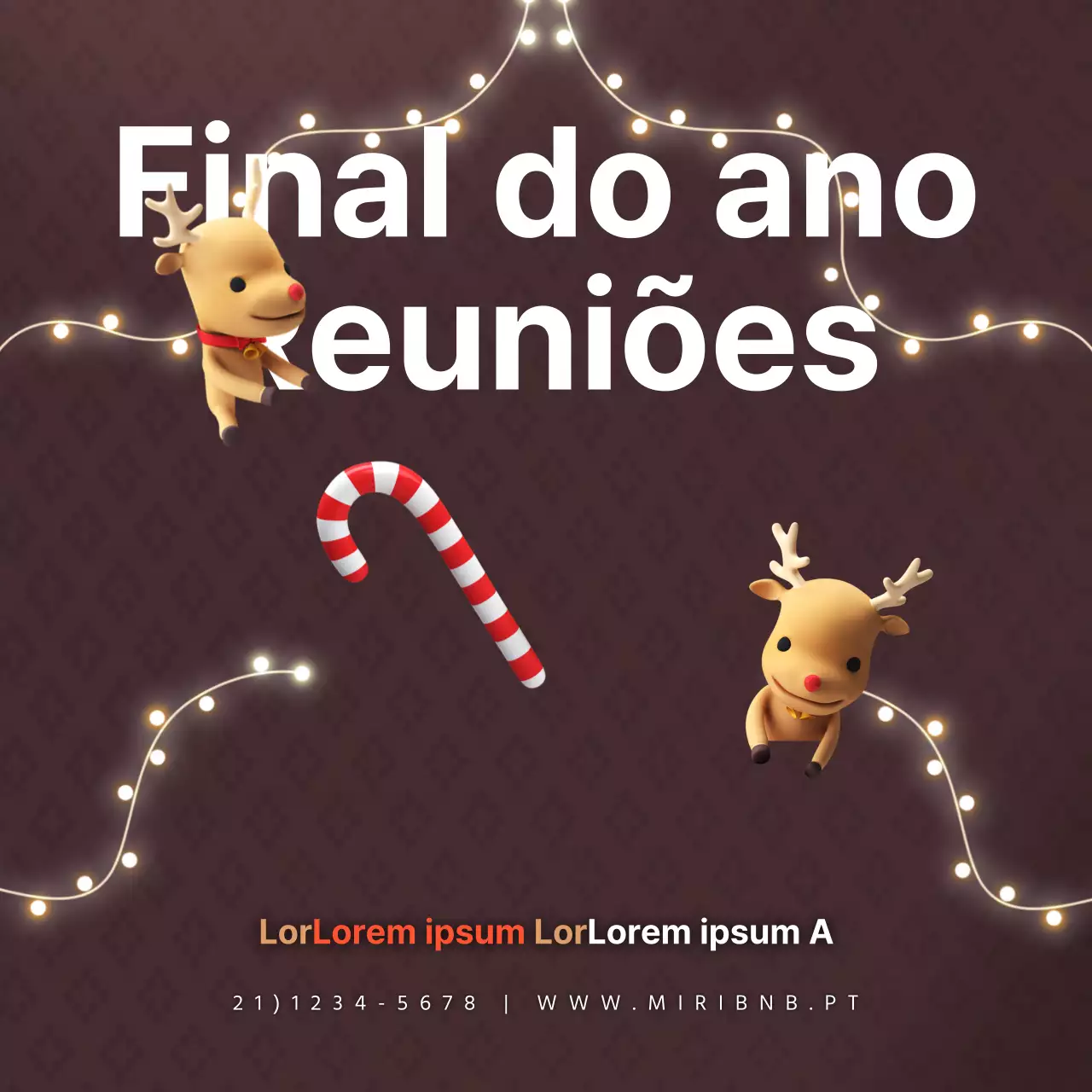 Aluguer de salas para festas de fim de ano