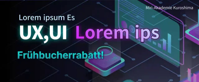 Animiertes GIF-Videobanner zum Schulanfang in Lila und Grüntönen