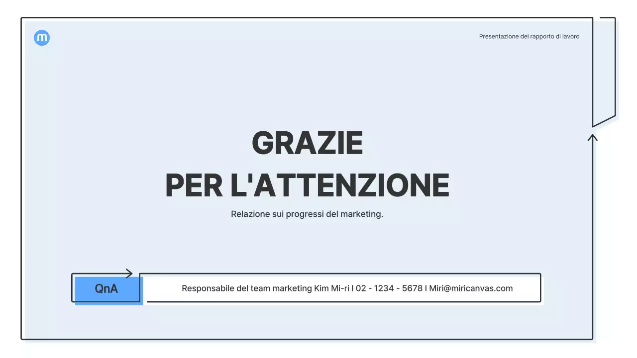 Forme puntiformi con frecce azzurre kit di presentazione aziendale