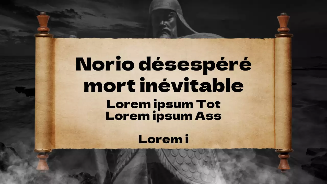 Un concept traditionnel et grandiose en noir et or