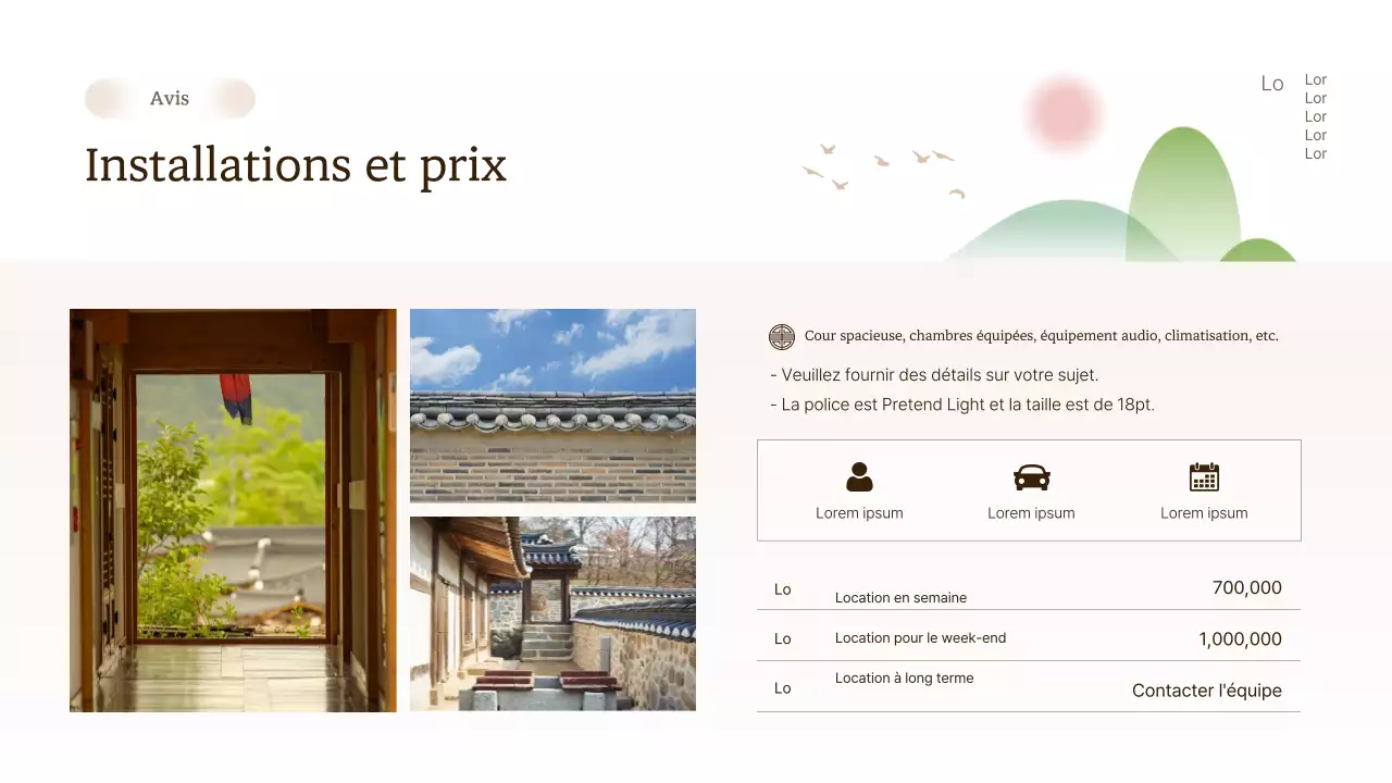 Dégradés de pastel Un guide pour louer un espace hanok avec des paysages traditionnels