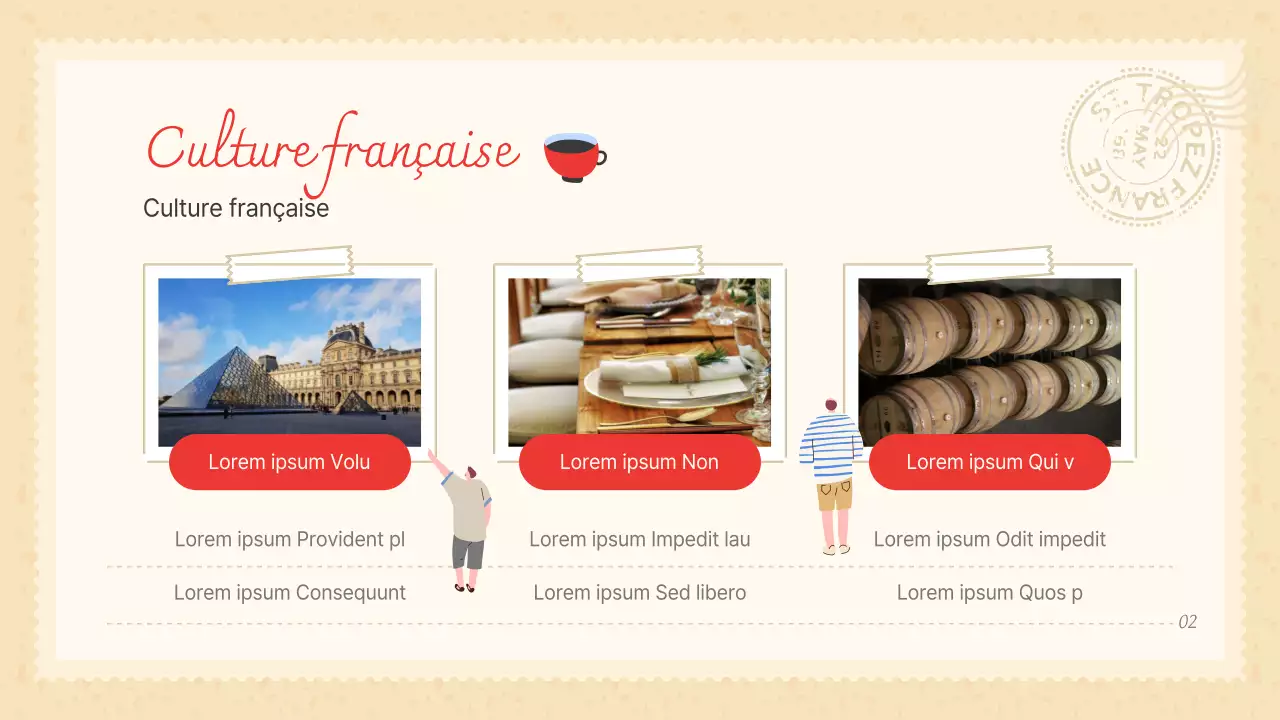 Une introduction minimaliste à la campagne en beige et rouge