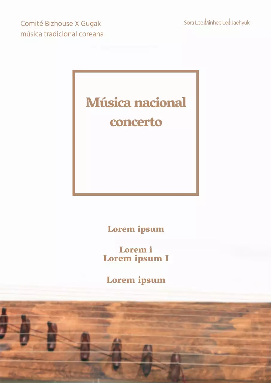 Promover um simples concerto de música clássica com uma fotografia de um piano preto