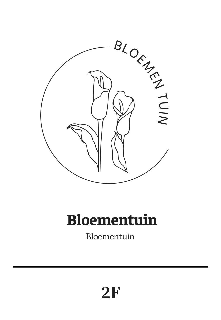 Eenvoudig logo bloemenwinkel