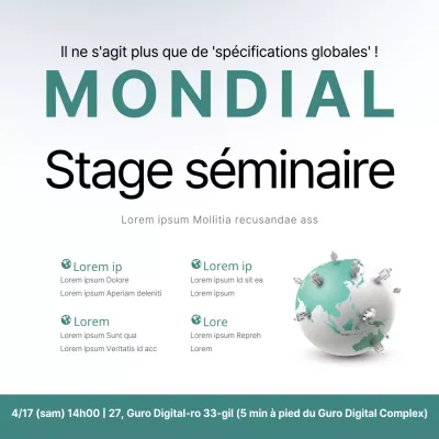 Séminaire de stage
