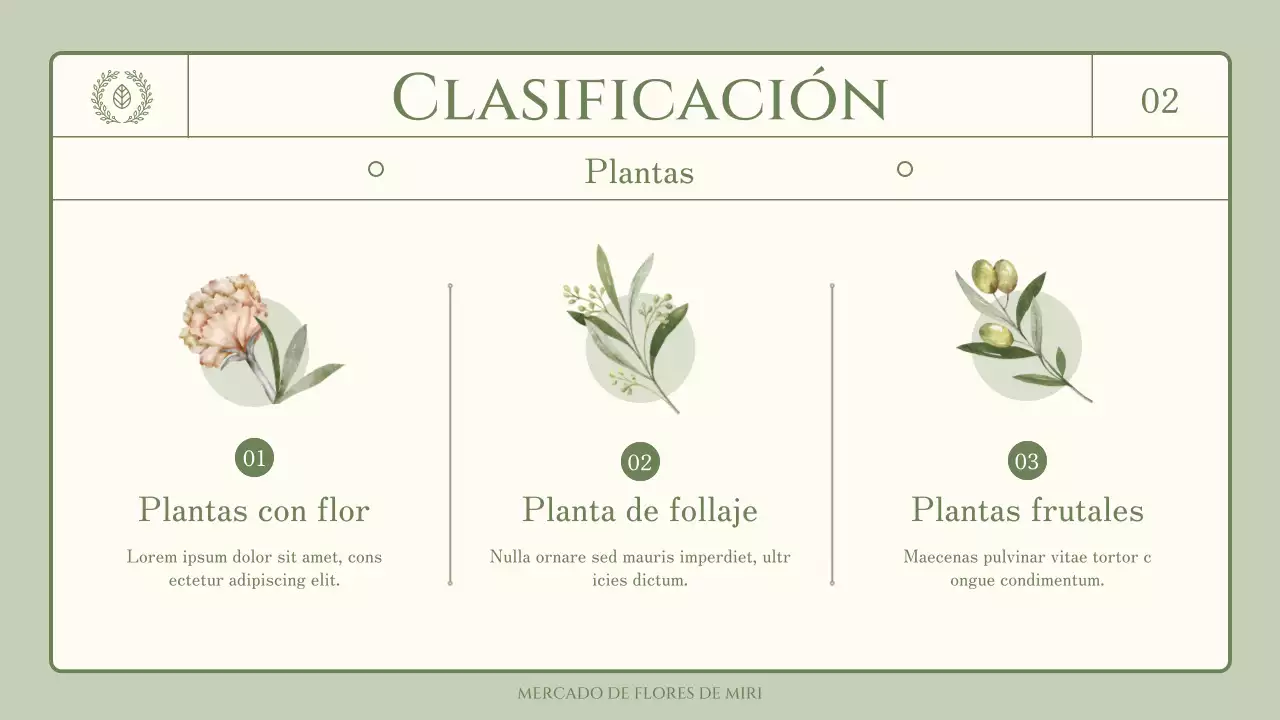 Trivialidades sobre flores y hierbas comestibles con un tema verde y sentimental de ilustración en acuarela