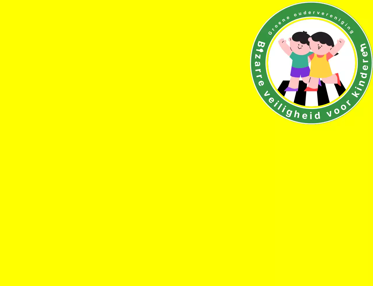 Oudervest met groen en kleurrijk geïllustreerd logo van de oudervereniging