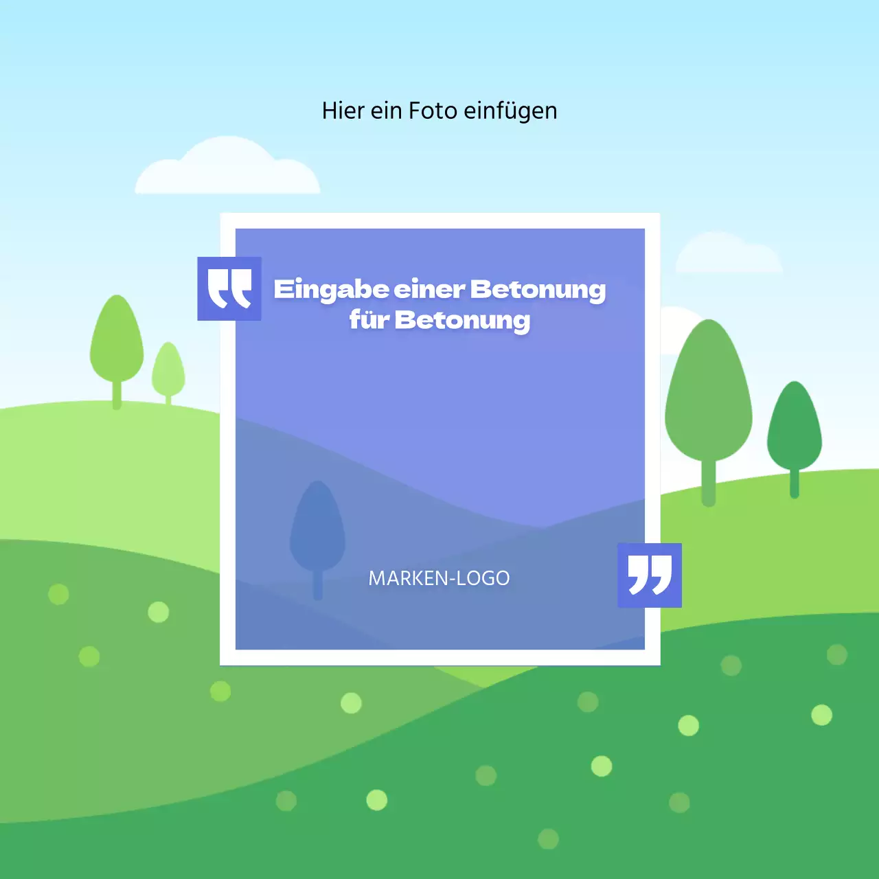 Grundlegende CardNews-Vorlage