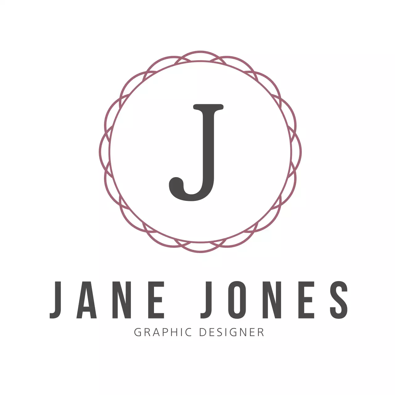 白黒 シンプル 名刺 ロゴ