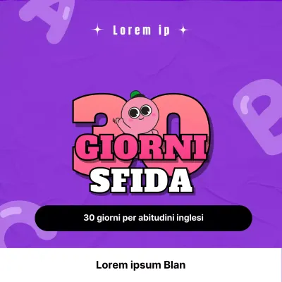 Una simpatica sfida viola e rosa di 30 giorni per la creazione di abitudini