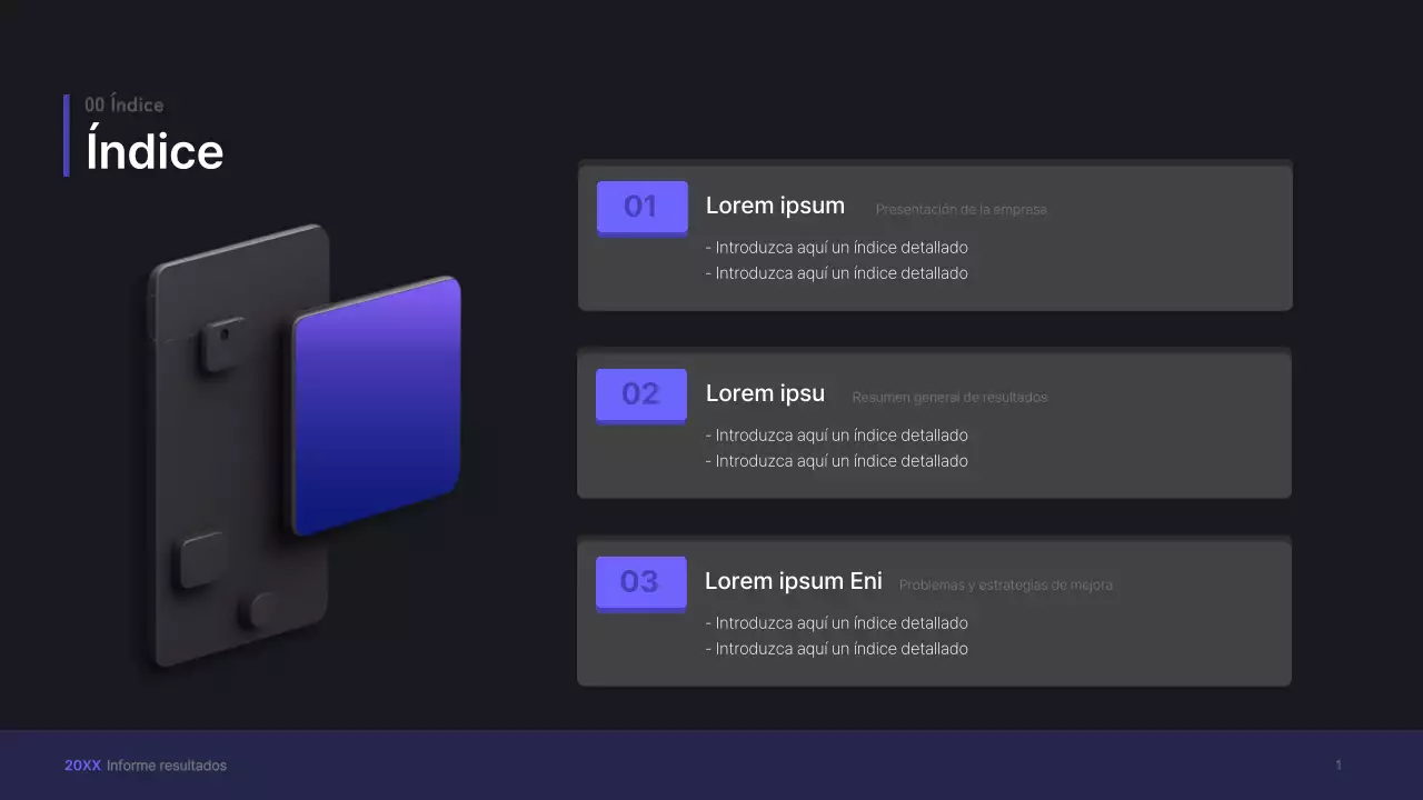 Kit de presentación empresarial tridimensional con concepto de interfaz de usuario en color púrpura