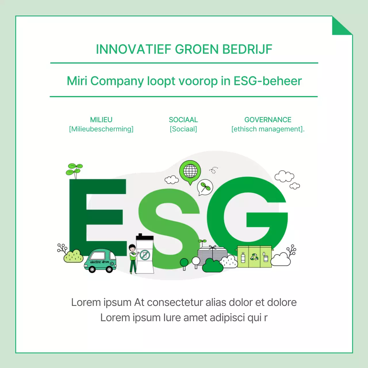 ESG-strategie in groen en witPreviewBedrijfsmanagementTrendsCardNieuws