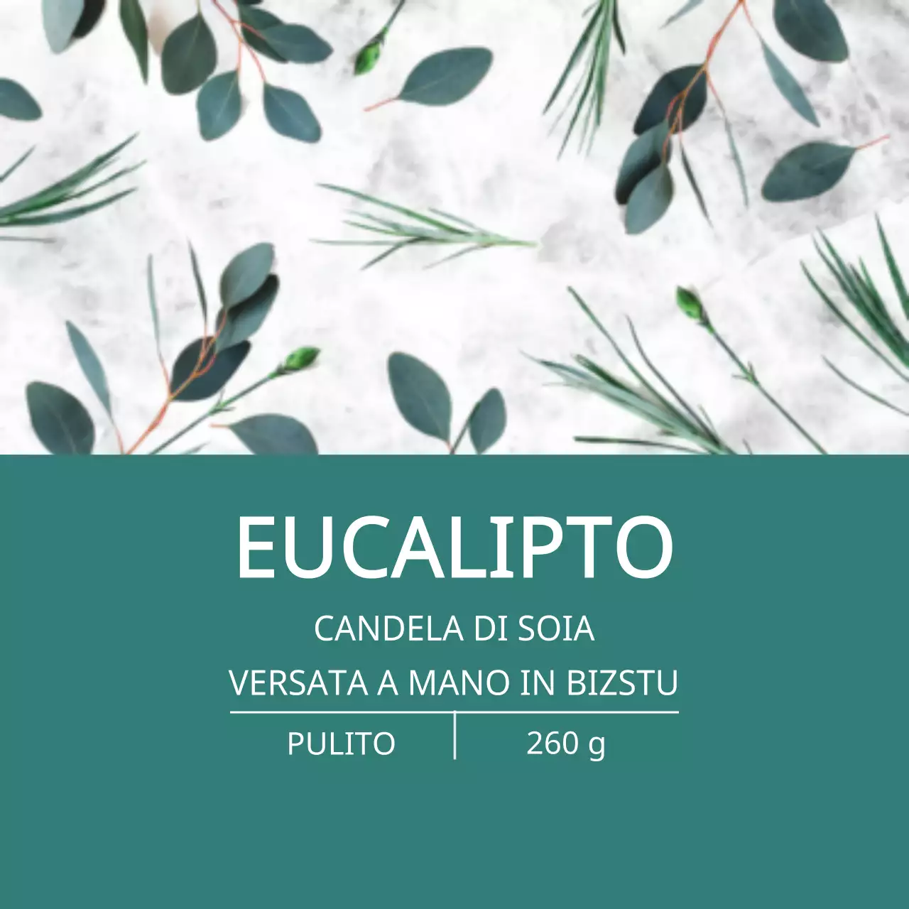 Candela all'eucalipto