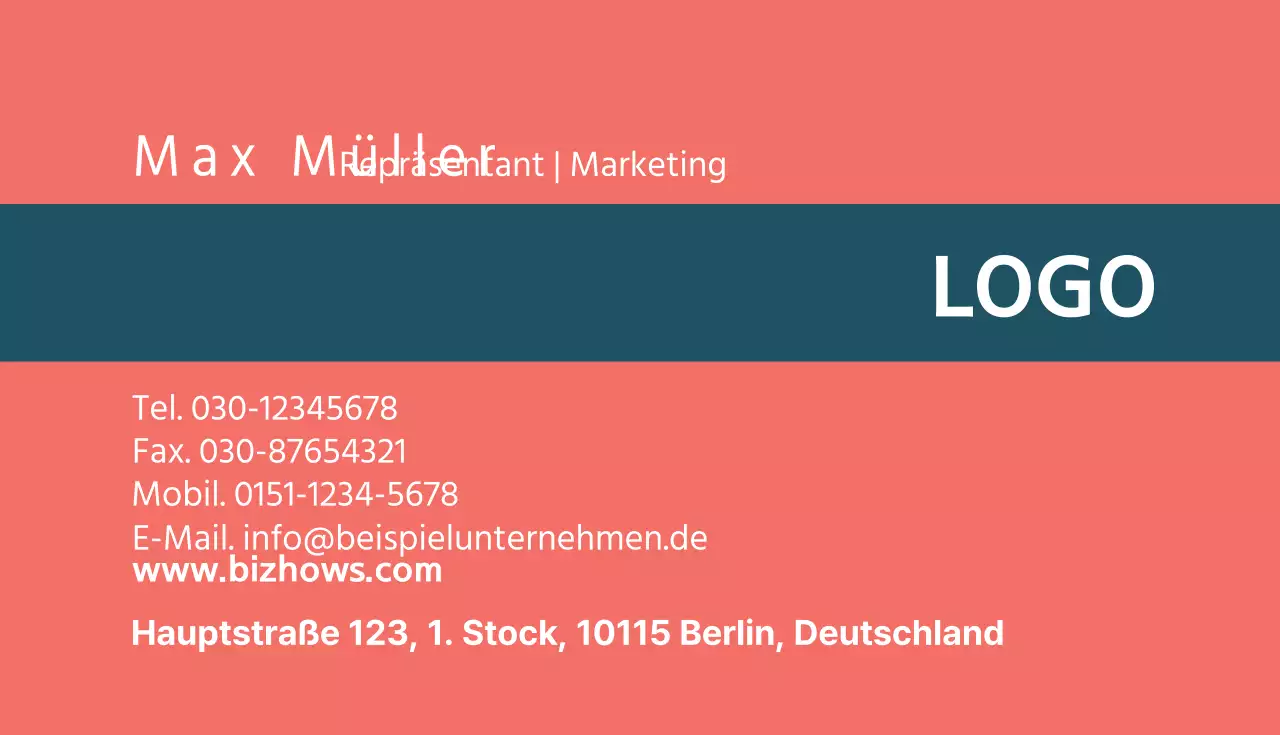 Visitenkarten für Unternehmen