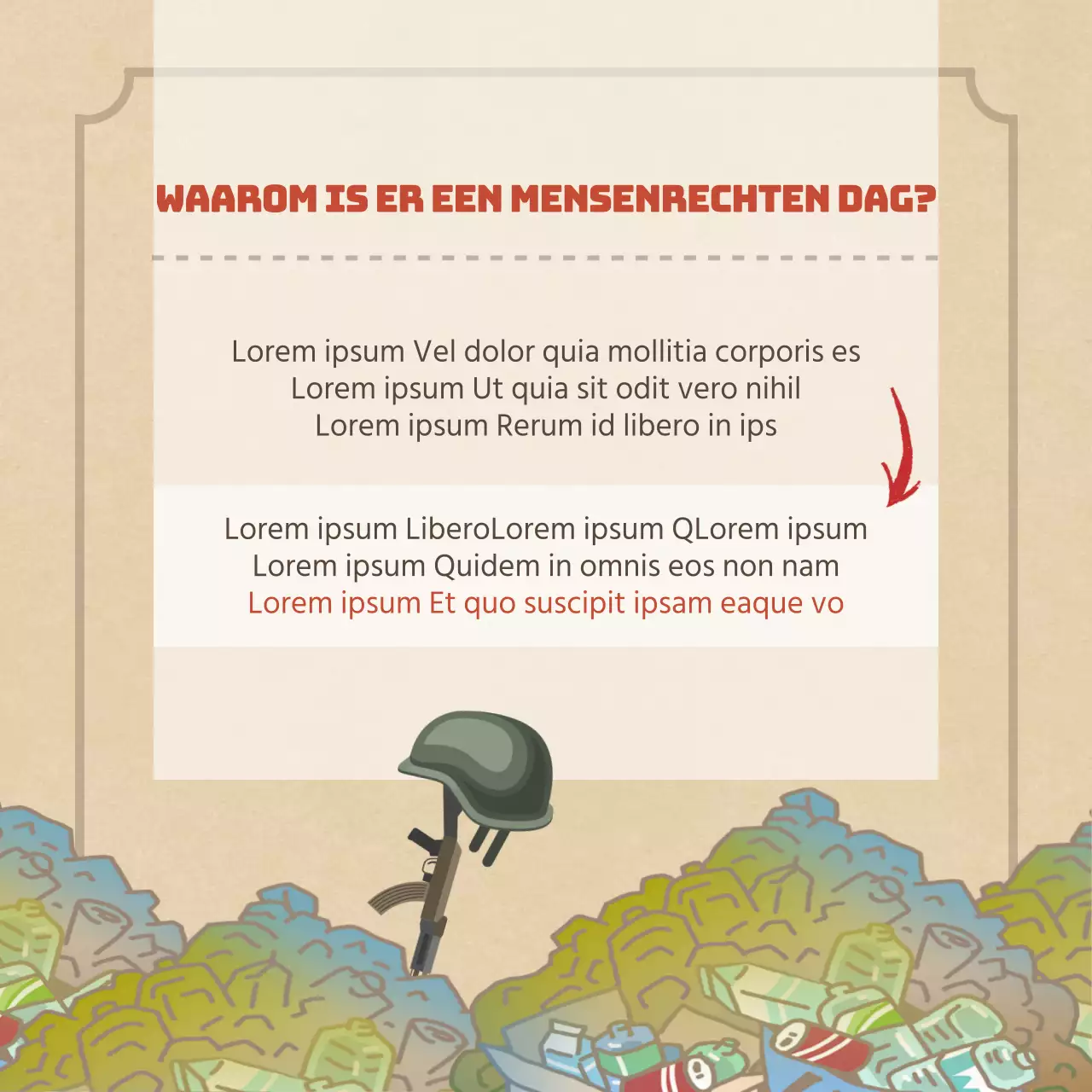 Duclass Wereld Dag van de Mensenrechten KaartNieuwsontwerp