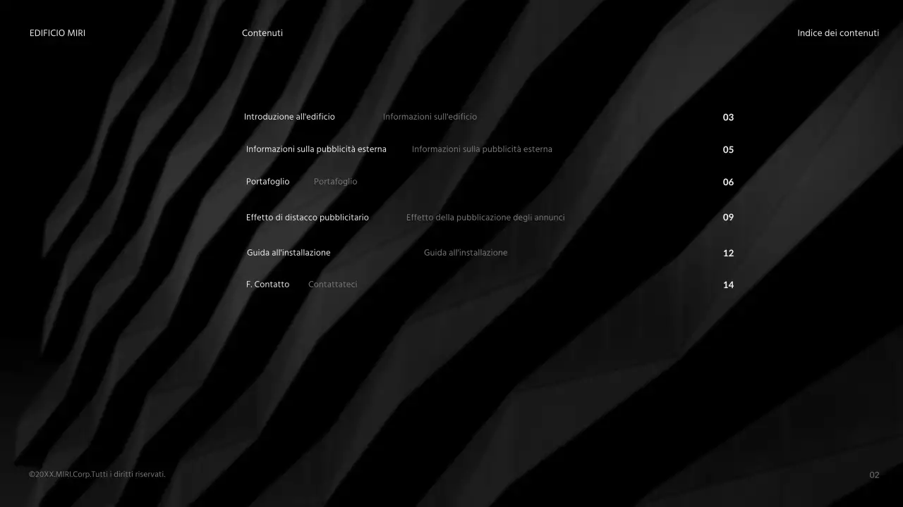 Un brief di prodotto per un edificio pulito, nero e arancione