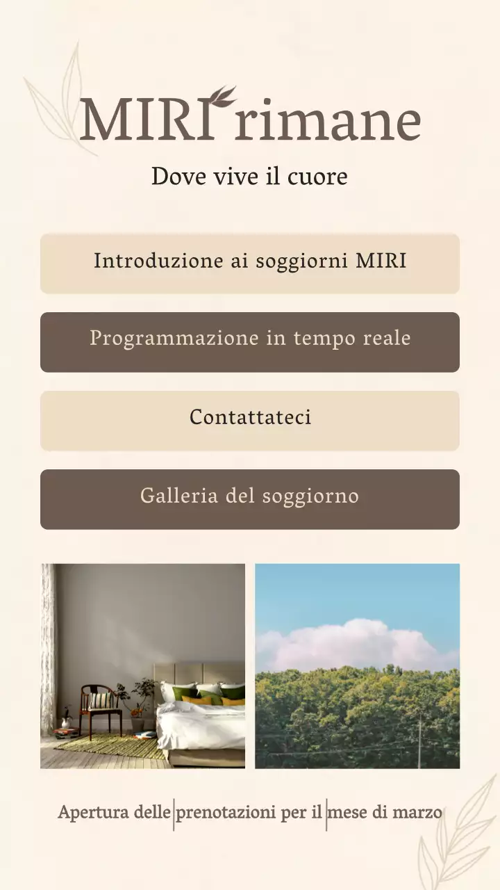 Una nota di collegamento emozionale, di colore beige