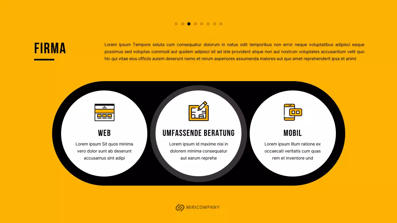 Einfacher Businessplan für das neue Jahr in Weiß und Orange