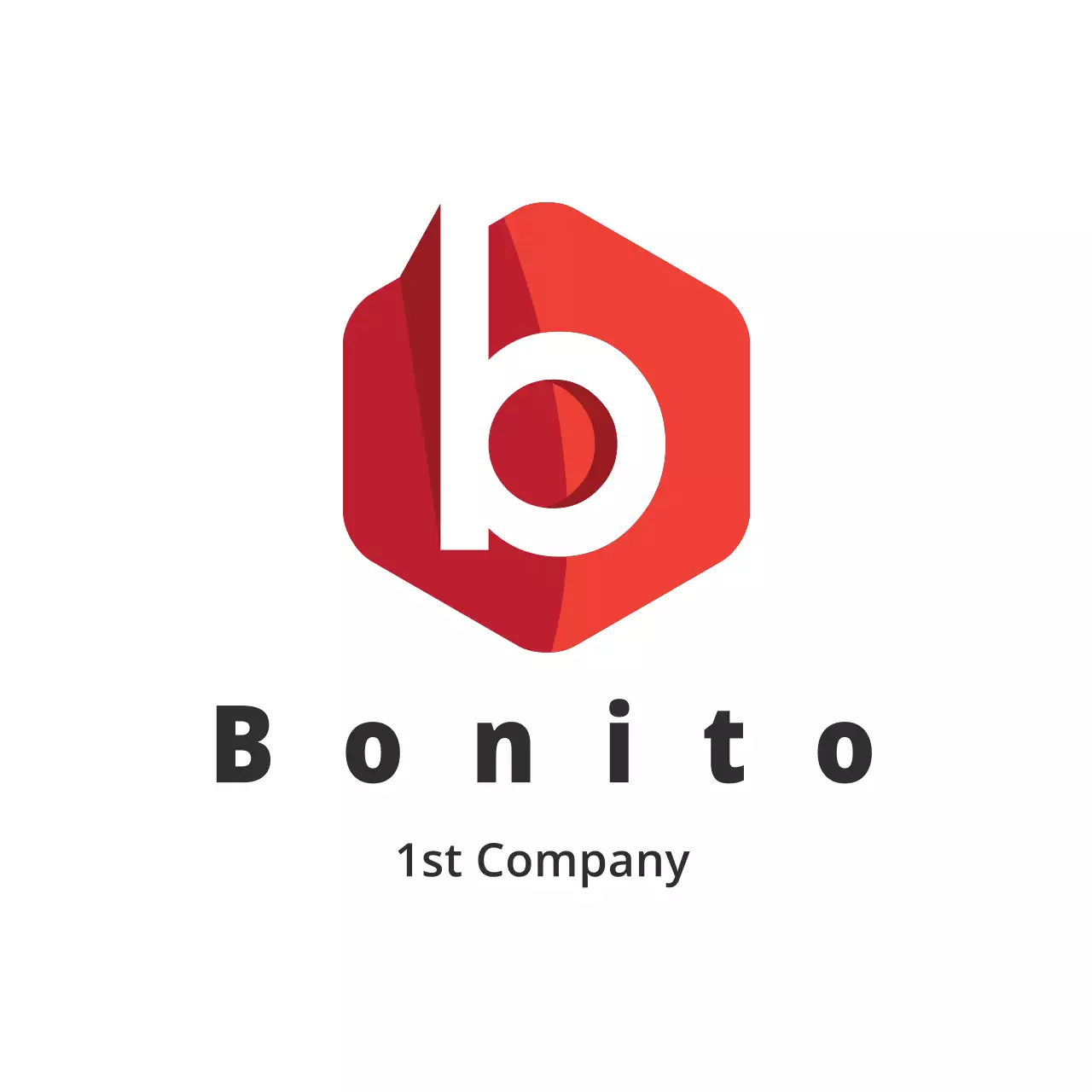 赤 モダン デザイン ロゴ