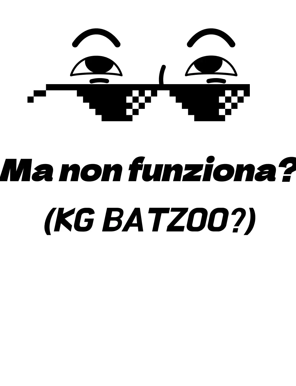 Maglietta del gruppo scolastico con occhiali a pallini neri