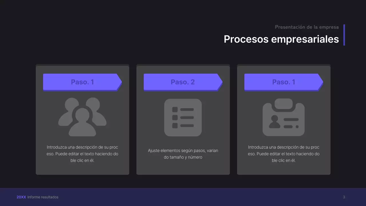Kit de presentación empresarial tridimensional con concepto de interfaz de usuario en color púrpura
