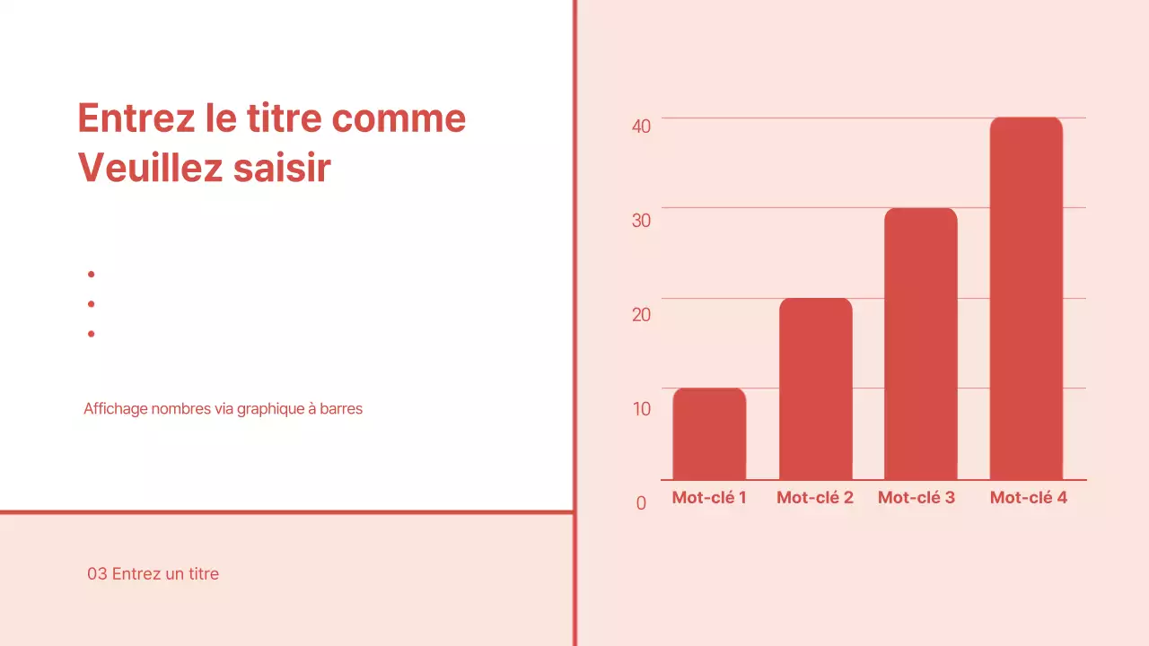Graphique à barres multicolore et mignon