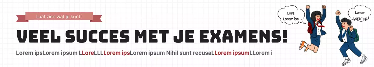 Proost voor het slagen