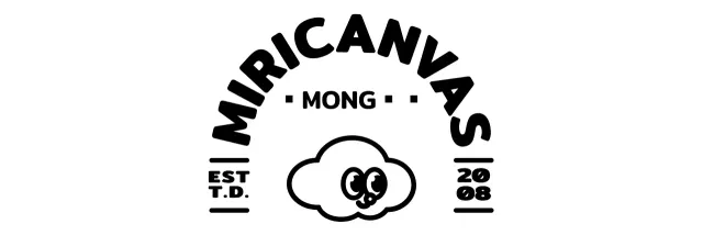 Illustration d'un cupcake simple et mignon avec un logo emblématique de type café