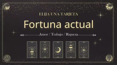 Lectura de cartas del tarot para la segunda mitad del año en negro y beige