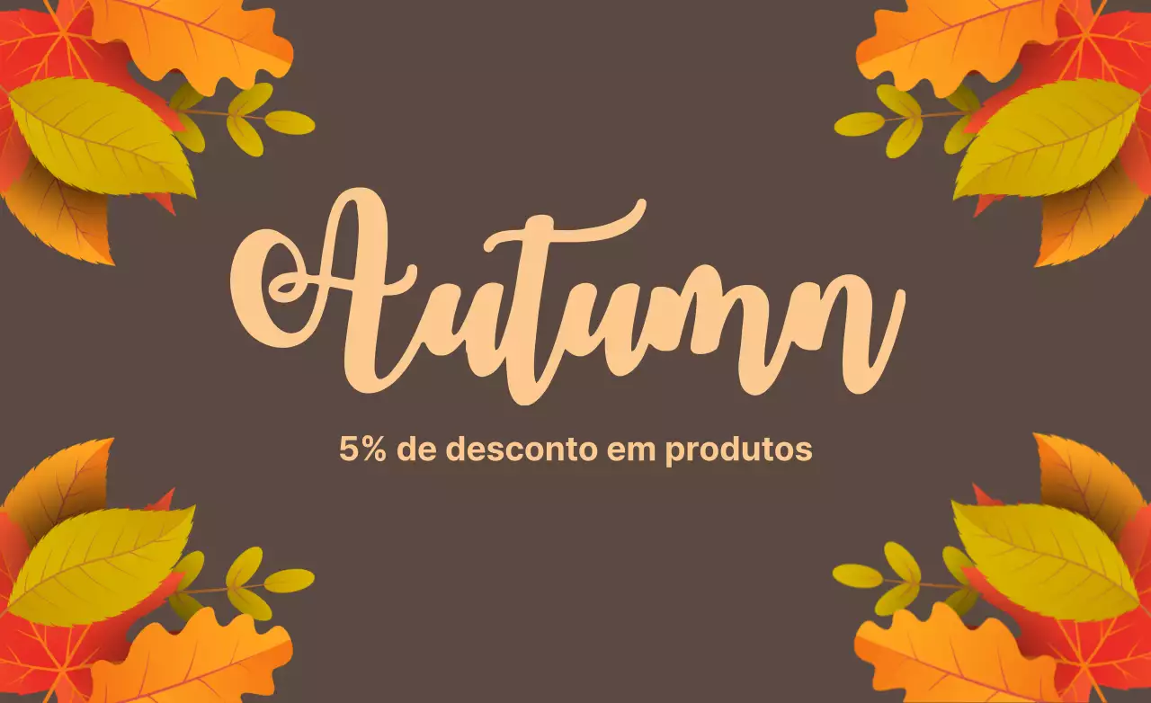 5% de desconto em produtos