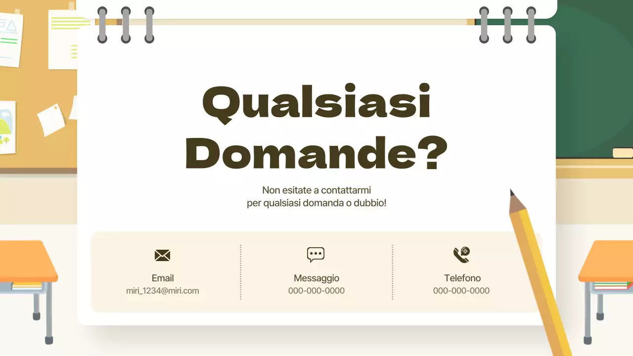 Concetto di classe giallo e verde Lezione di etica