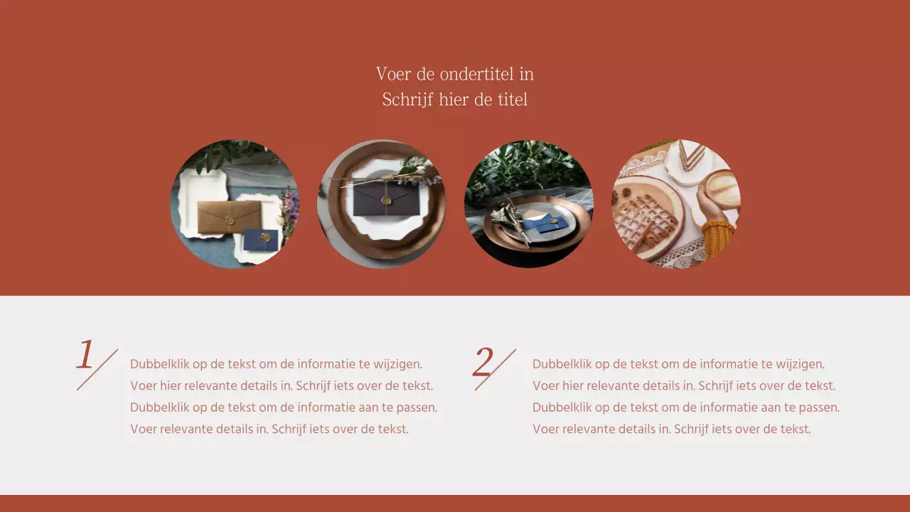 Foto-indeling in bordeauxrood