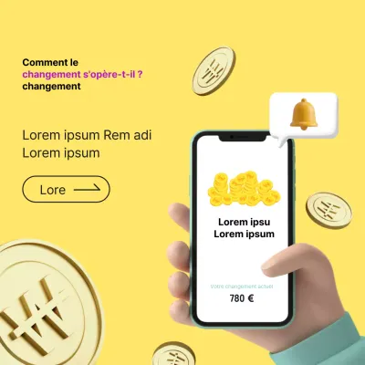 Jaune, économies minimalistes posts liés