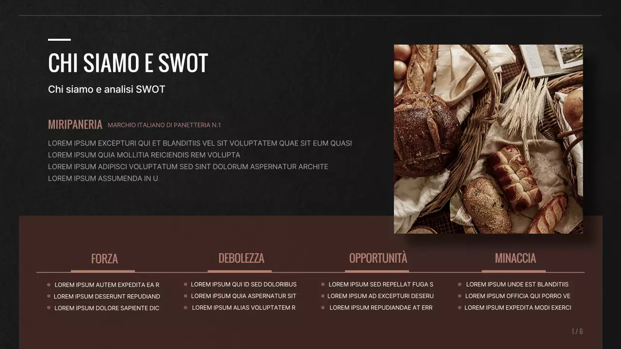 Nuova proposta di menu per una pasticceria marrone e nera